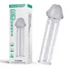 Rítmico y estimulante, ultrafino, diseño de diente de lobo, condón de tamaño grande para hombres, condón con bloqueo de esperma, condón de cristal, proporciona una sensación natural, juguete para hombres adultos