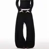 Pantalones de pierna ancha estilo banana para mujer, nuevo diseño de 2026, holgados, para danza jazz, pants casuales