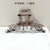 Estilo Coreano Novo Presilha de Garra Média de PC de Alta Qualidade para Mulheres Presilha de Tubarão Temperamento Moda Versátil Textura Simples Presilha de Cabelo Acessórios de Cabelo