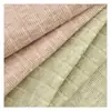 Tejido de algodón acanalado de color de 230 g 7*4 acanalado acanalado NTR tejido elástico mezclado tejido de base texturizado