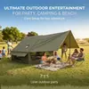 Tienda inflable automática de verano, con capacidad para 6.3 metros cuadrados, tienda inflable impermeable para exteriores para acampar, protección solar, no requiere montaje