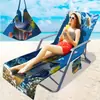 Fornecimento Exclusivo Transfronteiriço de Capas para Cadeiras de Praia de Microfibra, Série Oceano com Impressão Digital 3D, A partir de Uma Peça