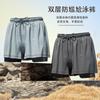 Cuecas de Natação Masculinas Respiráveis Largas Secagem Rápida Conjunto de Cuecas Boxer Calças de Praia Roupa para Piscina de Águas Termais