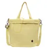 Bolsa Casual Feminina 2025 Nova Nylon Cordão Cordão Bolsa de Ombro Fitness Yoga Transversal Bolsa Tote para Trabalho