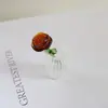 Enfeites de Flores Artificiais Mini Esmaltadas Zibo Decoração de Casa Artesanato Esmaltado Boshan Enfeites para Mesa de Escritório
