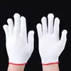 Guantes de Protección Laboral del Fabricante Trabajo Antideslizantes Resistentes al Desgaste Guantes de Algodón al por Mayor Engrosados Cifrados Nylon Guantes de Trabajo para Obra