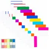 Etiquetas de índice de color transfronterizas notas adhesivas transparentes impermeables y escribibles pegatinas de notas adhesivas translúcidas etiquetas adhesivas de fuerte adhesivo