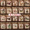 Día del Maestro Medicina Tradicional China Pintura Hecho a Mano Kit de Materiales DIY Marco de Pintura de Hierbas Medicinales con el Carácter '' Arte de Collage Decorativo para la Salud y la Creación de Equipo