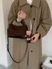 Bolso bandolera único con estampado de leopardo, bolso para el trabajo, nueva moda 2026, bandolera simple, para llevar debajo del brazo, gran capacidad, bolso tote tipo dumpling