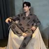 Pijama para Hombre Primavera y Otoño Algodón Puro Manga Larga Algodón 2025 Nuevo Estilo para Hombre Se Puede Usar Afuera Talla Grande Conjunto de Ropa para el Hogar