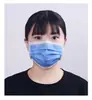 Mascarilla Quirúrgica Médica Yixin Desechable Triple Capa Filtro Protector Médico Doctor con Adulto Paquete de 20 Al por Mayor