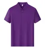 Camisa Polo de Gama Alta Personalización Ropa de Trabajo Verano Grupo Corporativo Publicidad Cultural Camisa Cultural Uniforme de Clase Solapa Manga Corta Estampado de Logo