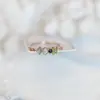 Anillo Retro Estilo Japonés Palacio Exquisito y Fresco Lava Anti-Cristal para Mujer Lujo Gama Alta Estilo ins Diseño de Nicho