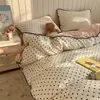 Capa de Cama com Borda de Concha Modelo Novo 2026 Conjunto de Quatro Peças