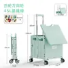 Carrito de Compras Plegable para Compras, Popular en Línea, Uso Doméstico, Entrega de Paquetes, Carrito Empujado a Mano, Esencial para Puestos de Mercado