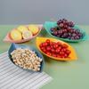 Plato de Frutas para el Hogar Vajilla Plato para Semillas de Melón Estilo Nórdico Simple Plato para Frutas Plato para Snacks Plato para Frutas Sala de Estar Plástico Plato para Frutos Secos