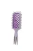 Peine de Gradiente Hueco Transfronterizo, Peine Ovalado para Alisar el Cabello Lacado, Peine Ovalado para Peinar el Cabello Esponjoso, Peine Oscilante