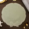 Tapetes de Mesa Bordados Atacado Transfronteiriço, Tapetes Resistentes ao Calor, à Prova de Óleo, Impermeáveis, Resistentes a Manchas, Tecido de Alta Qualidade Bordado Tapetes de Mesa de Jantar Ins
