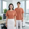 Camisetas 100% Algodão com Logo Personalizado, Camisetas Publicitárias, Camisetas de Manga Curta com Gola Redonda para Trabalho Personalizadas, Camisetas Culturais para Team Building, Camisetas com Texto Impresso e Bordado