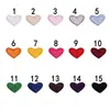 Parches Bordados al por Mayor Parches Bordados por Computadora Corazón Multicolor de Moda Bordado Completo Parches Decorativos para Ropa en Forma de Corazón Parches de Aplicación