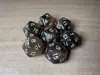 Dados Poliédricos Transparentes de 20 Caras de Colores Mixtos Multicolor para Juegos de Mesa y Juegos de Rol de Mesa, Suministro Directo del Extranjero Dados Acrílicos
