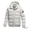 Moda de Comércio Exterior Roupas Acolchoadas de Algodão com Capuz Masculino Novo Inverno Casaco de Inverno Espessado Quente Moderno Solto Jaqueta Acolchoada de Algodão