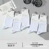 Serie Xin Shiyu Nuevo Estilo Otoño e Invierno Calcetines de Algodón Gruesos Todo en Uno de Caña Media, Calcetines Fragantes de Punto Doble Lisos Modernos y Versátiles
