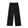 Estilo Europeu e Americano Grande Pocket Foot Bundle Macacão Feminino 2023 Novo Zíper Calças Casuais Soltas Cintura Alta Calças Emagrecedoras