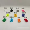 Metal Multicolor Letras Inglesas Macarrón Dopamina Universal Ropa Bolsa Broche Accesorios