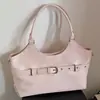 Bolsa de Hombro para Viajes Transfronterizos 2026 Nueva Bolsa Tote de Moda Lujo Ligero con Hebilla de Cinturón Bolso de Hombro Cruzado Elegante de Moda