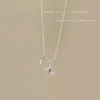 Colar Camadas com Imitação de Estrela do Mar Prata Triturada com Contas Corrente de Clavícula de Luxo Leve Nicho Acessórios Colares Femininos Gargantilhas