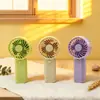 Não. Ventilador Pequeno de 7 Baterias, Ventilador Mini Portátil de Mão, Dormitório Estudantil, Ventilador Portátil Silencioso para Desktop e Exterior