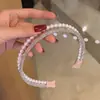 Tiara de Pérolas Dupla Camada com Diamantes Estilo Fada, Doce e Elegante, Estilo Princesa Simples Retro Francês, Acessório de Cabelo Único e Estiloso