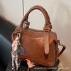 Bolsa Transversal de Ombro Feminina 2025 Nova Versátil Estilo Coreano Casual Bolsa Almofada Bolsa de Mão Retro Grande Capacidade Tendência
