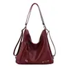 Mochila vintage estilo coreano 2026 nuevo modelo, bolso de hombro tote de moda para ir al trabajo, bolso de mano casual de gran capacidad