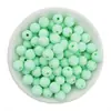 Cuentas Redondas de Acrílico Esmerilado Mate con Agujero Recto de 6-12 mm para Pulsera, Collar DIY, Accesorios para Ensartar, Cuentas para Bolsas Tejidas