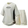 Nuevos Shorts de Verano para Hombre, Camisetas de Manga Corta de Verano para Jóvenes Hombres, Conjuntos Deportivos, Sensación de Lujo Ligero y Gama Alta