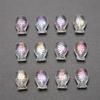 Pingente de Vidro Sinfonia 10*14mm Peixe Pequeno Pingente de Vidro Cristal Contas Soltas Acessórios para Joias Artesanais DIY Atacado