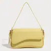 Bolsa de Ombro Feminina Transfronteiriça, Retrô, Simples, Versátil, Nova Bolsa de Braço Estilosa, Design de Nicho, Bolsa de Ombro Único da Moda