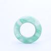 Hebilla de tela materia prima engrosada pp 76 mm anillo de cortina de plástico de dos colores silenciador de plástico anillo perforado agujero de anillo agujero de anillo