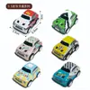 Huili liga de ferro concha de ferro carro modelo de ferro Carro Graffiti brinquedos infantis pequenos presentes de jardim de infância atacado ponto