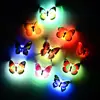 Luz Nocturna Creativa de Mariposa Colorida, Lámpara de Pared Decorativa LED Adhesiva, Suministro de Puesto Callejero de Mariposa Brillante