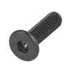 Parafuso de Cabeça Chata Fina Sextavado Interno Aço Inoxidável 304 Parafuso de Cabeça Chata Fina Galvanizado a Zinco Preto M2-M6 Montagem Ultrafina para Equipamentos Eletrônicos
