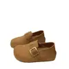 Populares zapatos retro Birkenstock de cobertura total para mujer, nuevos zapatos casuales de otoño 2026 con suela gruesa para aumentar la altura para mujer, zapatos slip-on versátiles para mujer