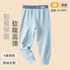 Calça Legging Térmica Modal de Algodão Sem Costura Infantil para Meninas, Roupa Íntima Solta Respirável, Calça de Dormir para Casa para Meninos