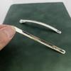 Pinza para el cabello grande con palabra Corea del Sur, pinza para flequillo lateral, pinza, pinza, pinza con palabra dorada París, accesorios de joyería DIY al por mayor