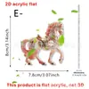 Sitio Web Independiente Ebony Horse Majesty2D Acrílico Decorativo Madera de Ébano Negra Figura de Caballo Esmaltado Vintage