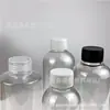 Estoque de fábrica 200ml ml garrafa plástica pet transparente tampa de rosca sub-embalagem líquida garrafa de cola garrafa cosmética