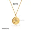 Colar de corrente de contas clipes de moda transfronteiriça Europa e Estados Unidos banhado a ouro 18K aço inoxidável incrustado zircônia lua pingente gota d'água
