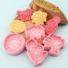 Série Temática de Primavera Formas de Biscoito Flor 3D Realista Desenho Animado Formas de Biscoito Argila DIY Impressão Anime